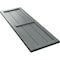 Ekena Millwork True Fit PVC, Two Board Framed Board-n-Batten Shutters, Ocean Swell, 10 3/4W x 80H, PR TFP101BF11X080CH - alternate 7